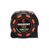 Crescent L1335CMEB-02 1-1/4" x 10 M/35' SHOCKFORCE NITE EYE Tape Measure