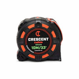 Crescent L1335CMEB-02 1-1/4" x 10 M/35' SHOCKFORCE NITE EYE Tape Measure