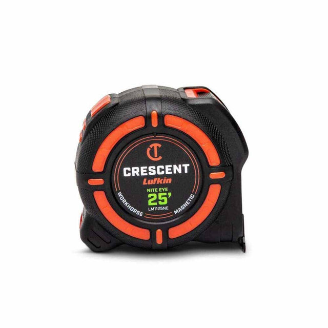Crescent LM1125NE 1-1/4" x 25' WORKHORSE NITE EYE Magnetic Tape Measure