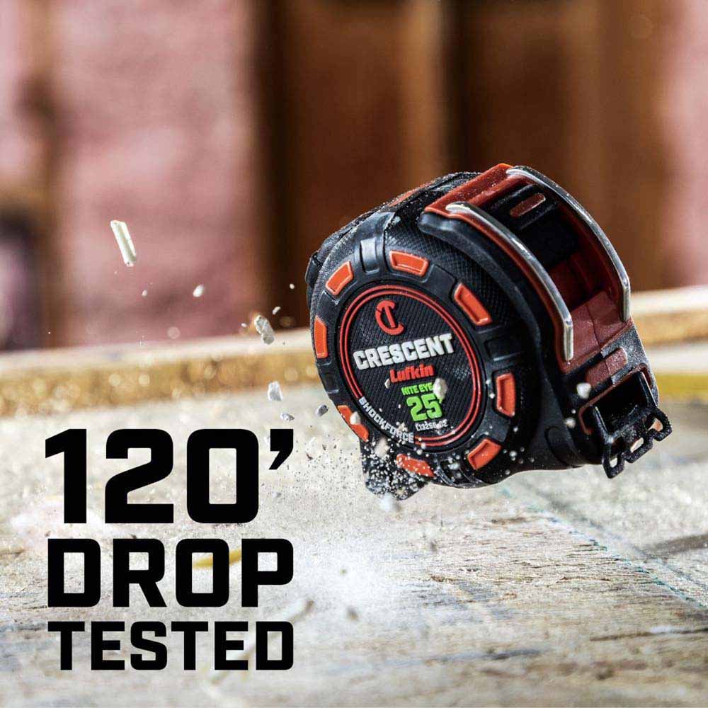 Crescent LM1335B-02 1-1/4" x 35' SHOCKFORCE NITE EYE Magnetic Tape Measure - 7