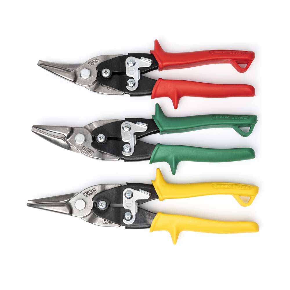 Crescent Wiss M123R 3 Piece Compound Action Aviation Snip Set