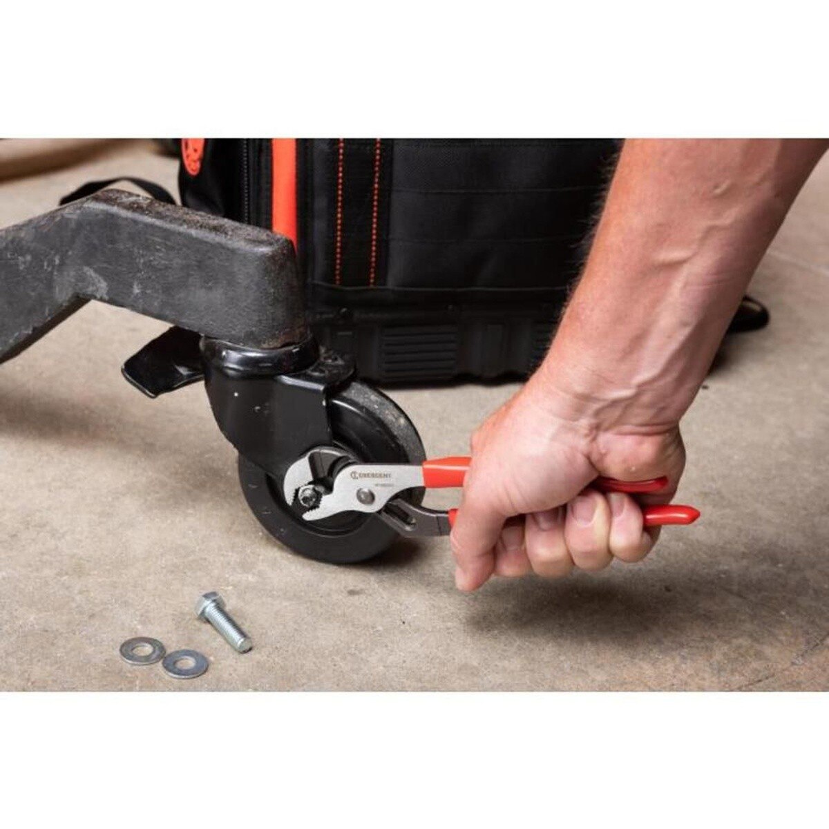 Crescent RT48CVNB PLIER, 8", T&G, V JAW, BULK/24 - 3