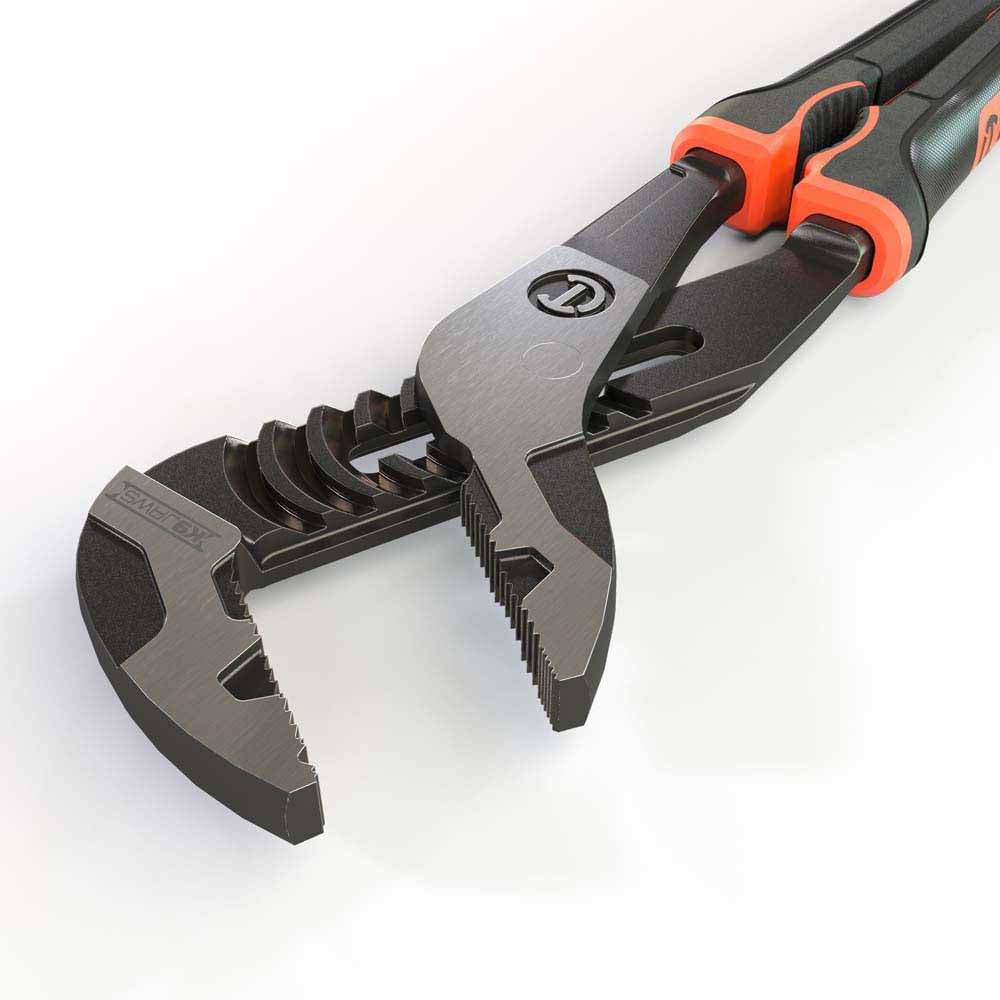 Crescent RTZ212CG 12" Z2 K9™ Strt Jaw Dual Material Tongue and Groove Pliers - 3