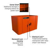 Crescent Tools IUC2DLCRM 36.8"x 22.5" x 22.5" Double Door Lockable Steel Storage Security Panel - 2