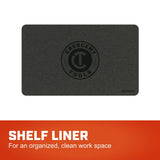 Crescent Tools IUCSL20CBM RAILWORKS Utility Cart PVC Foam Shelf Liners 22.1" x 36.42" Black (20 Pack) - 2