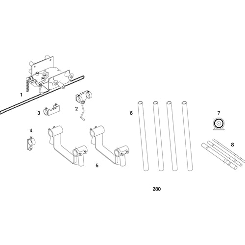 Current Tools 280-1 Carriage With Vise For 280 Bending Table