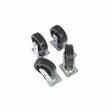 Current Tools 506 4 Piece Caster Set  (2 Fixed, 2 Swivel)