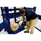 Current Tools 556 Lockable Reel Cage for Storing Dispensing and Transporting up to 16 Wire Reels - 3