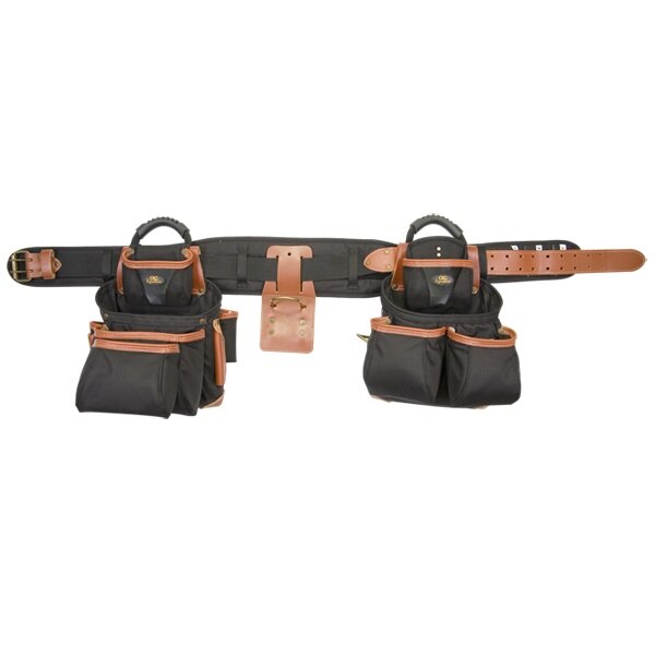 Custom Leather Craft 51452 27 Pocket - 4 Piece Top-Of-The-Line Pro-Framer'S Combo System - 2