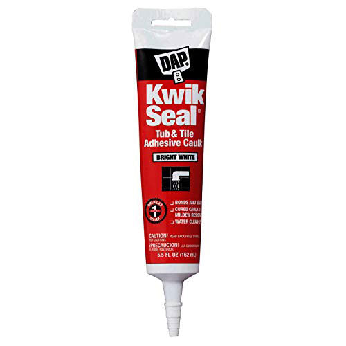 Dapp 18001 5.5 fl. oz.. KWIK SEAL Kitchen & Bath Adhesive Caulk, White