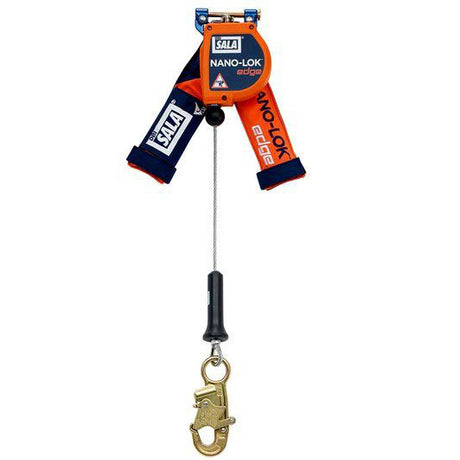 DBI Sala 3500210 Quick Connect Self Retracting Lifeline, Orange, 8' (2.4 m)