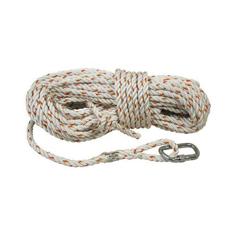 DBI Sala AC215A1 5/8" X 50' Nylon Rope Lifeline With Carabiner
