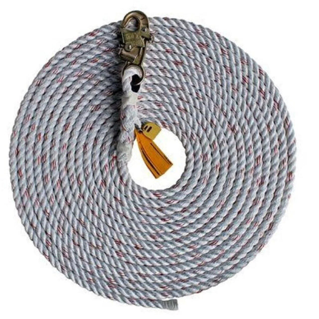 DBI Sala 1202794 50 ft. 5/8 in. Rope Lifeline with Self Locking Snap Hook