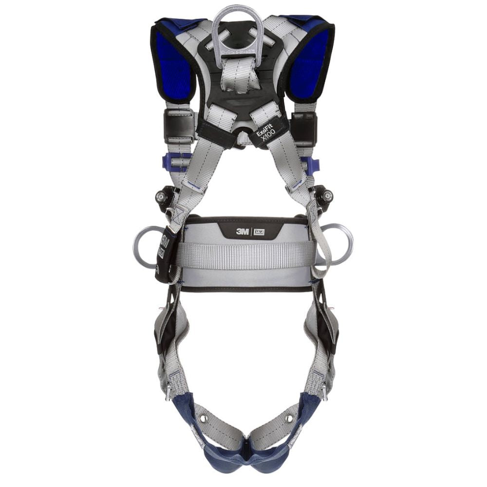 DBI Sala 1401174 ExoFit X100 Comfort Iron Work Construction Positioning Safety Harness, Small - 2