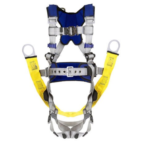 DBI Sala 1401206 ExoFit X100 Comfort Oil & Gas Climbing/Suspension Safety Harness, Medium, Energy Absorber Extension