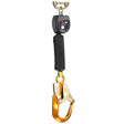 DBI Sala 3100525 Nano-Lok Personal Self Retracting Lifeline, Web Aluminum Rebar Hook, 6', Class 1, ANSI