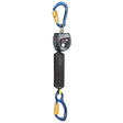 DBI Sala 3100528 Nano-Lok Personal Self-Retracting Lifeline with Anchor Hook, Web Aluminum Carabiner, 6', Class 1, ANSI