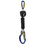 DBI Sala 3100539 Nano-Lok Personal Self-Retracting Lifeline with Anchor Hook, Web Aluminum Rebar Hook, 6', Class 1, ANSI