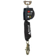 DBI Sala 3100573 Nano-Lok Arc Flash Self-Retracting Lifeline with Quick Connect, Web, Steel Snap Hook, 8'