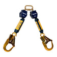 DBI Sala 3101273 6' Nano-Lok Twin-Leg Quick Connect Self Retracting Lifeline