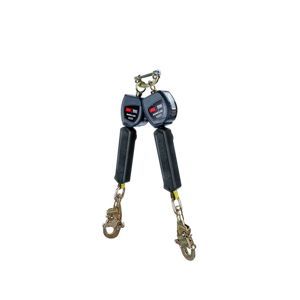 DBI Sala 3101278 Nano-Lok Twin-Leg Quick Connect Self Retracting Lifeline - 3