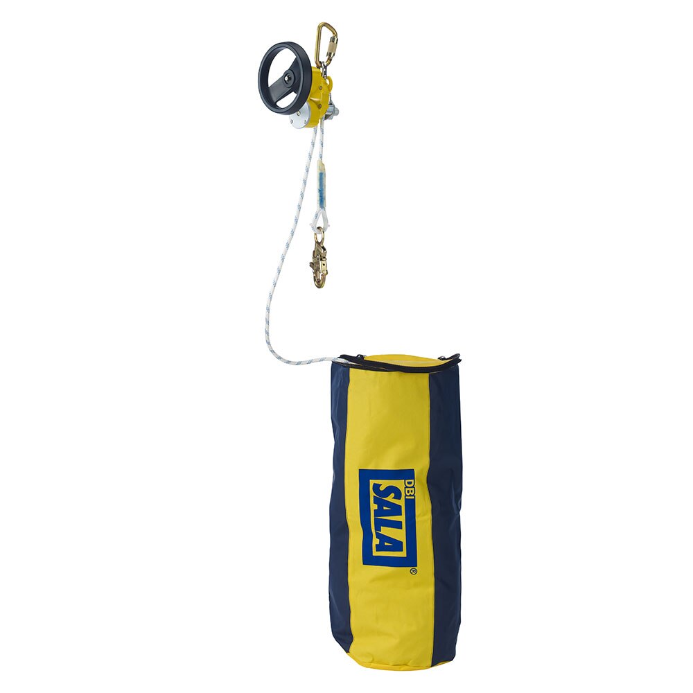 DBI Sala 3327200 200' Rollgliss R550 Rescue and Descent Device, Yellow - 3