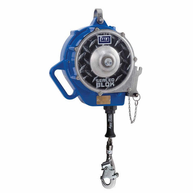 DBI Sala 3400168 Sealed-Blok 3-Way Retrieval Self-Retracting Lifeline with Bracket, Stainless Steel Cable, 85 '. OSHA