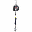 DBI Sala 3500091 Nano-Lok Extended Length Self-Retracting Lifeline with Anchor Hook, Stainless Cable, 15 '