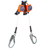 DBI Sala 3500284 Nano-Lok Edge Twin-Leg Personal Self Retracting Lifeline, Cable, Steel Rebar Hook, 7 ft, Class 2, ANSI - 2