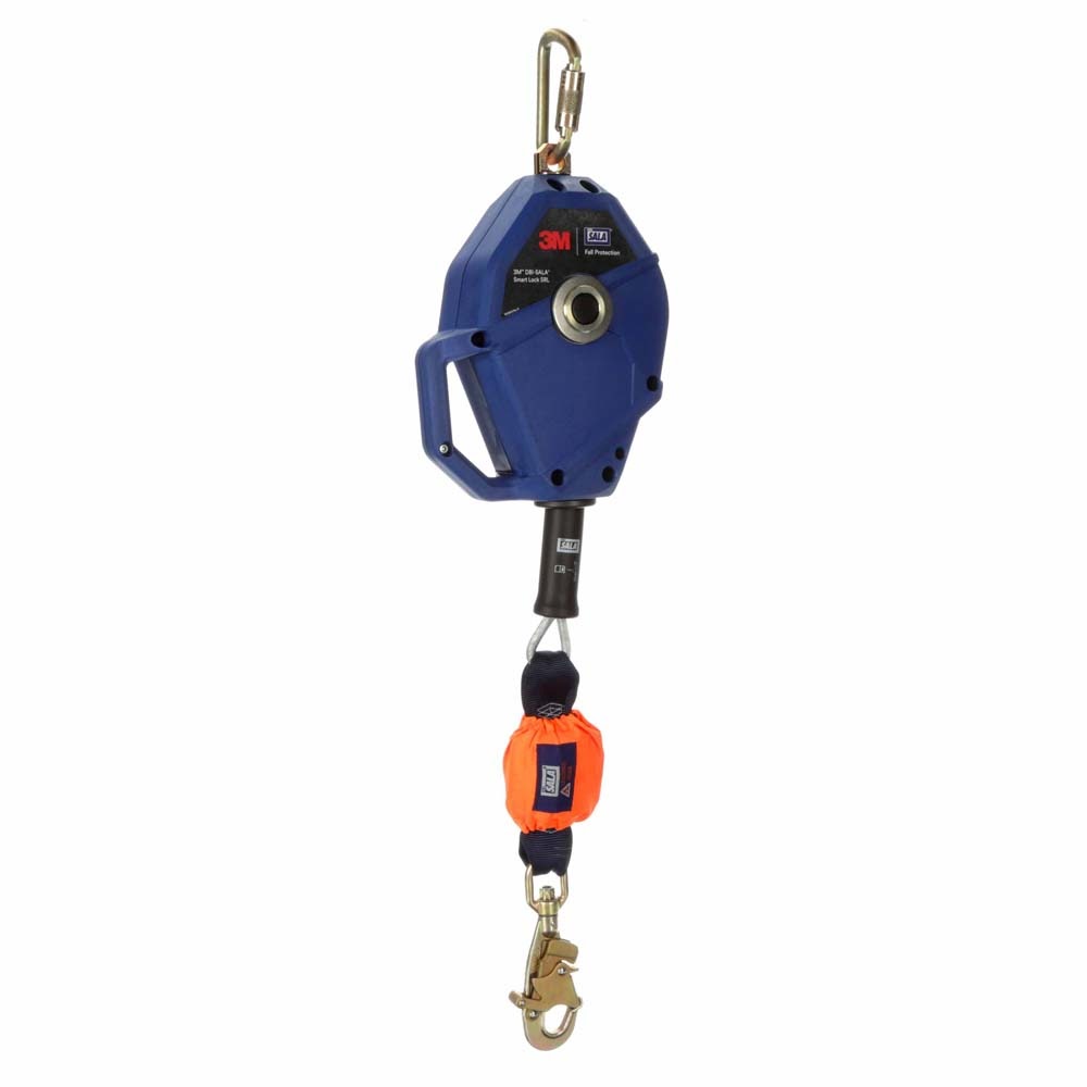 DBI Sala 3503880 20' (6 m) Smart Lock Edge Self-Retracting Lifeline, Class 2, Galvanized Cable