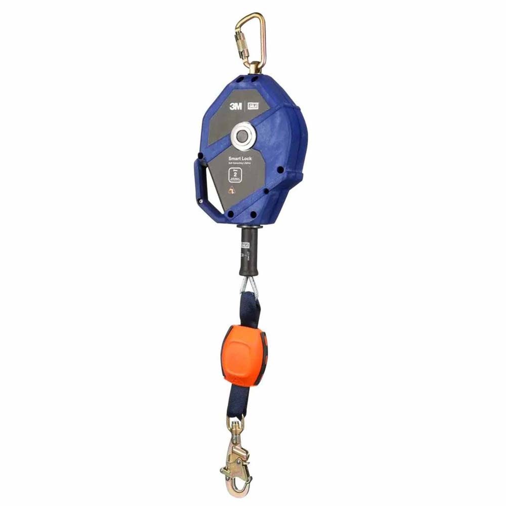 DBI Sala 3503881 30' (10m) Smart Lock Edge Self-Retracting Lifeline, Class 2, Galvanized Cable - 2