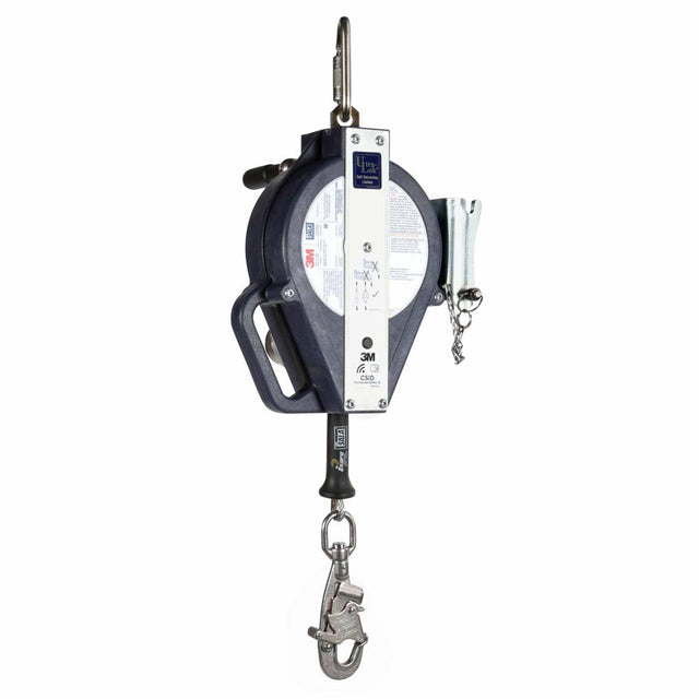 DBI Sala 3503887 3-Way Retrieval Self-Retracting Lifeline with Bracket, Stainless Steel Cable, 50'