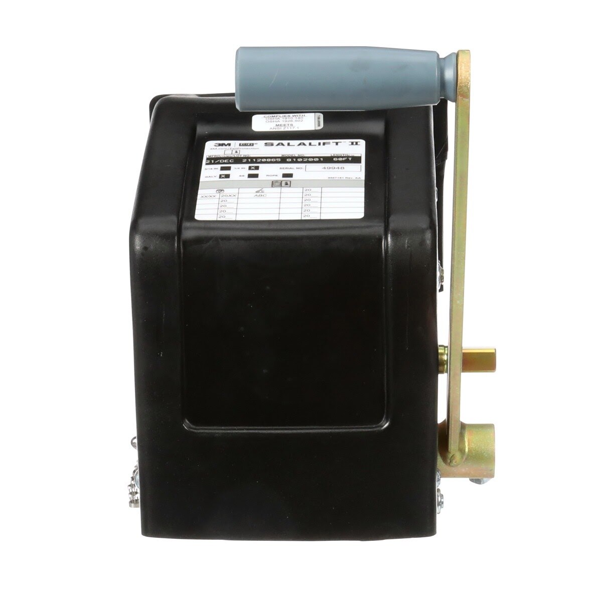 DBI Sala 8102001 Salalift II Winch, 60 ft. (18 m) (7100156945) - 7