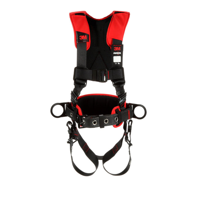 DBI Sala 1161206 M/L Black Comfort Construction Positioning Harness with XL Belt