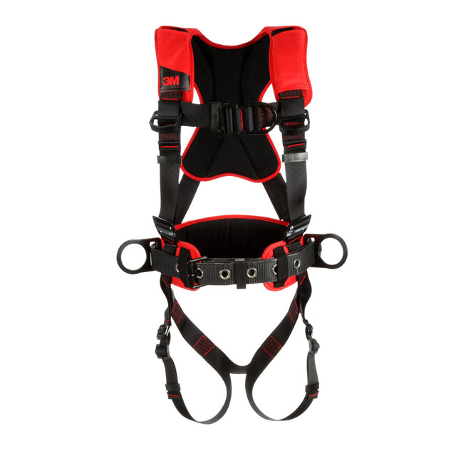 DBI Sala 1161209 Black Comfort Construction Positioning/Climbing Harness, S