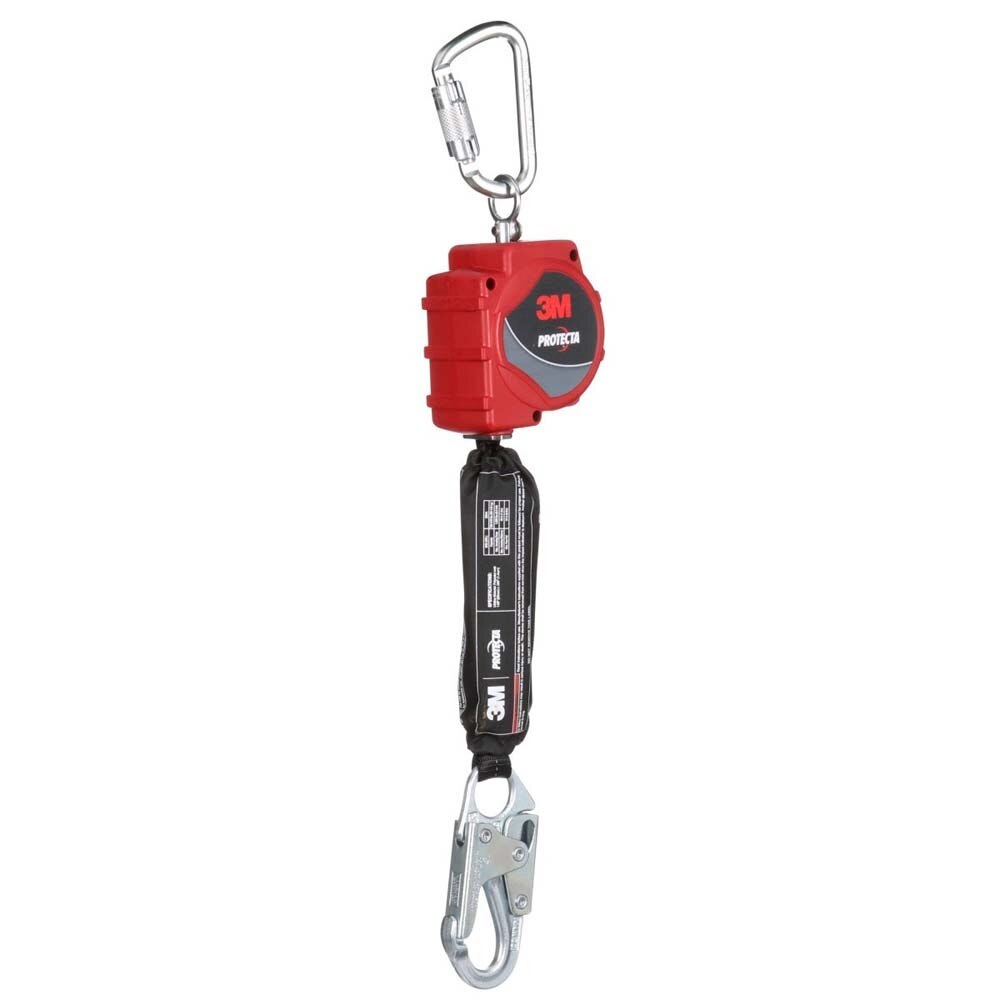 DBI Sala 7100319945 Protecta Self-Retracting Lifeline with Carabiner, Web, Steel Snap Hook, 11 ft