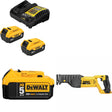 DeWalt DCB205-2C 20V Max Starter Kit W/ DCB205 20V Battery Pack & Recip Saw