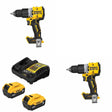 DeWalt DCB205-2C 5Ah Battery Kit W/ FREE DCD806B Hammer Drill, 2 Pack