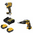 DeWalt Battery Kit W/ FREE Impact Driver and FREE Drywall Screwgun