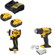 DeWalt DCB205-2C 20V Starter Kit W/ DCF913B 20V Impact Wrench &  Heat Gun, Bare