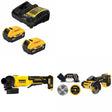DeWalt DCB205-2C Battery Kit W/ FREE DCG408B Grinder and FREE DCS438B Cut-Off
