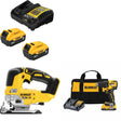 DeWalt DCB205-2C 20V Max Starter Kit W/ DCS334B 20V Jig Saw & Drill/Driver Kit