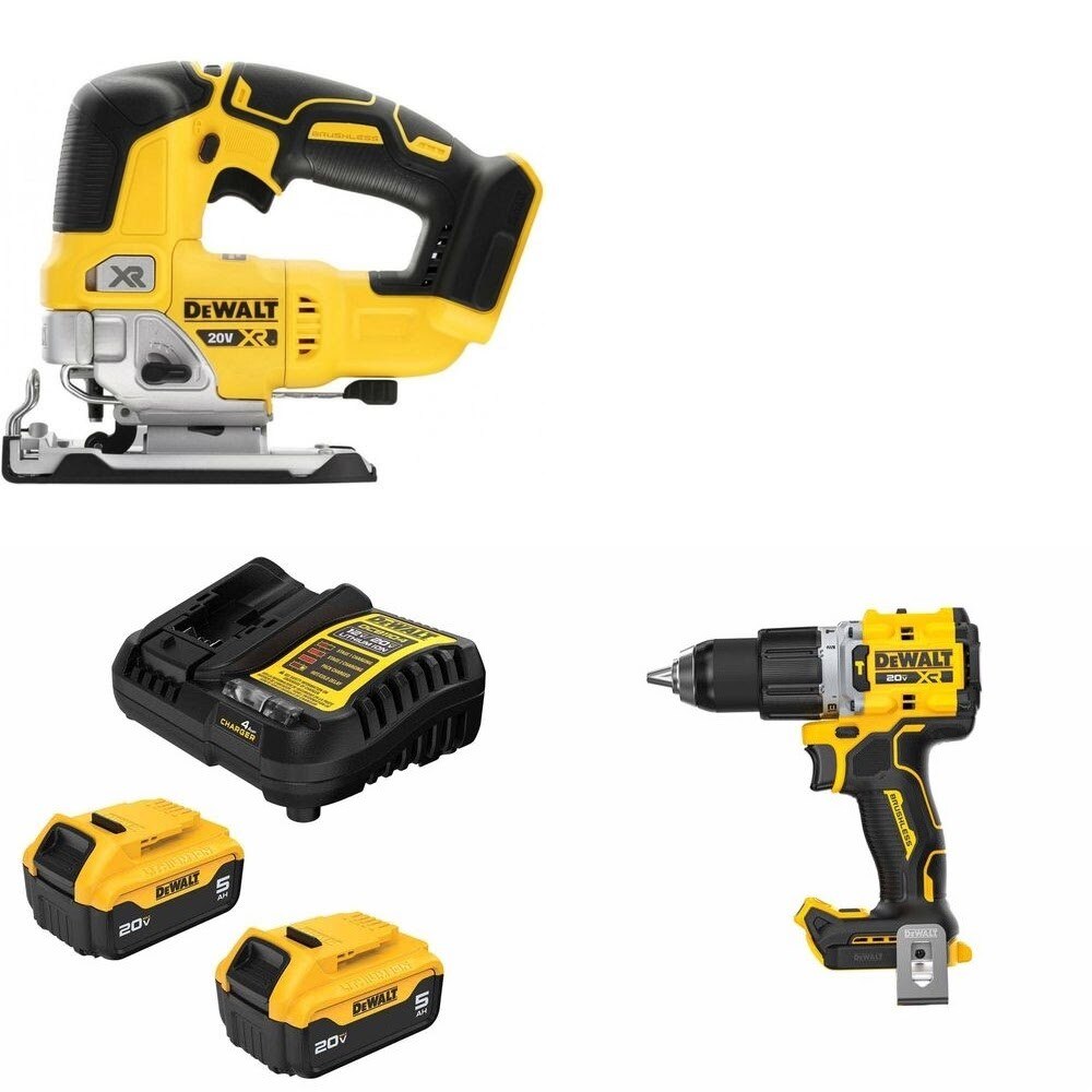 DeWalt Battery Kit W/ FREE Jig Saw and FREE Hammer Drill