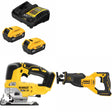 DeWalt DCB205-2C Battery Kit W/ FREE DCS334B Jig Saw and FREE DCS382B Saw