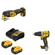 DeWalt DCB205-2C Battery Kit W/ FREE Multi-Tool and FREE Hammer Drill