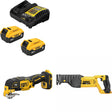 DeWalt DCB205-2C 20V 5Ah Starter Kit W/ FREE DCS356B 20V Multi-Tool & Recip Saw