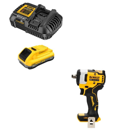DeWalt DCB2104C Battery/Charger Kit W/ FREE DCF911B Impact Wrench
