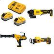 DeWalt 8Ah Starter Kit W/ FREE Grinder and FREE Caulk Gun and FREE Cutout