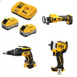 DeWalt DCB2108-2C 20V 8Ah Starter Kit W/ FREE DCS565B Saw, DCE560B Gun and DCW600B Router