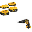 DeWalt DCB324-4 20V MAX Battery 4-Pack W/ FREE DCF630B 20V MAX XR Screwgun